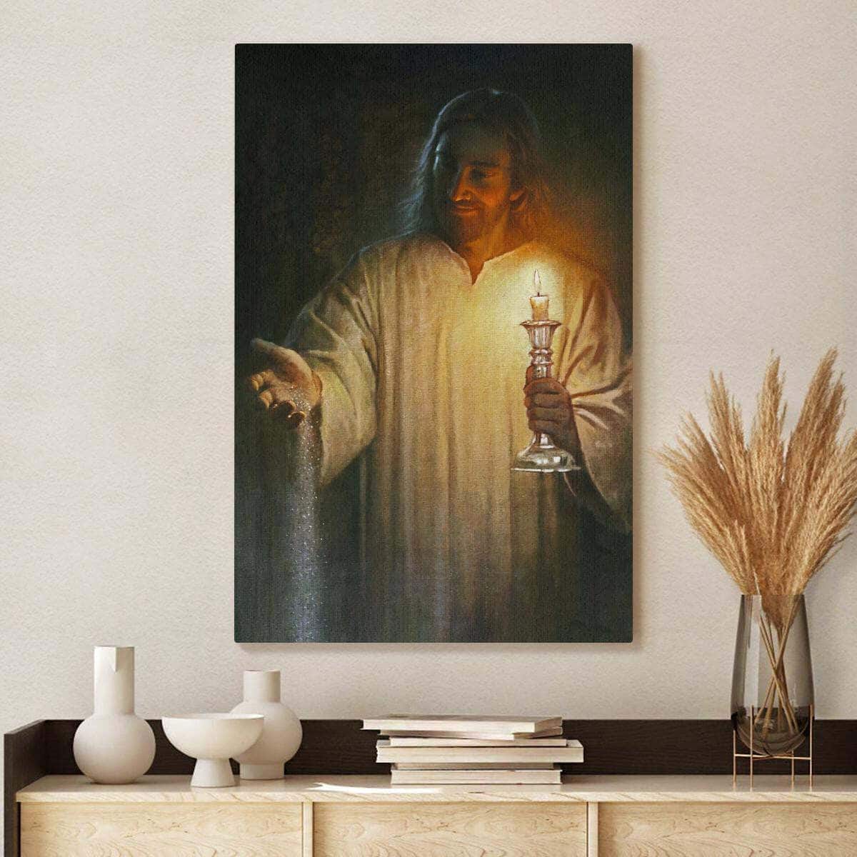 Christian Canvas Print Salt And Light God Christian Canvas Print Salt And Light God