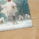 Christian Canvas Print Radiance Jesus And Snow