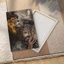 Christian Canvas Print Jesus On The Cross Water Color Lion Amazing Dove Christian Canvas Print Jesus On The Cross Water Color Lion Amazing Dove