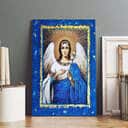 Christian Canvas Print Catholic Archangel Gabriel Christian Canvas Print Catholic Archangel Gabriel