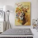 Christian Canvas Print Psalm 46:5 God Is Within Her She Will Not Fall