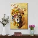 Christian Canvas Print Psalm 46:5 God Is Within Her She Will Not Fall