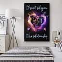 Jesus Christian Canvas Print It's Not Religion It's A Relationship