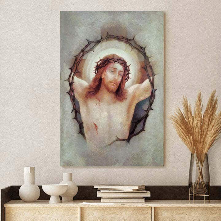 Christian Canvas Print Jesus Christ After The Crucifixion Religious
