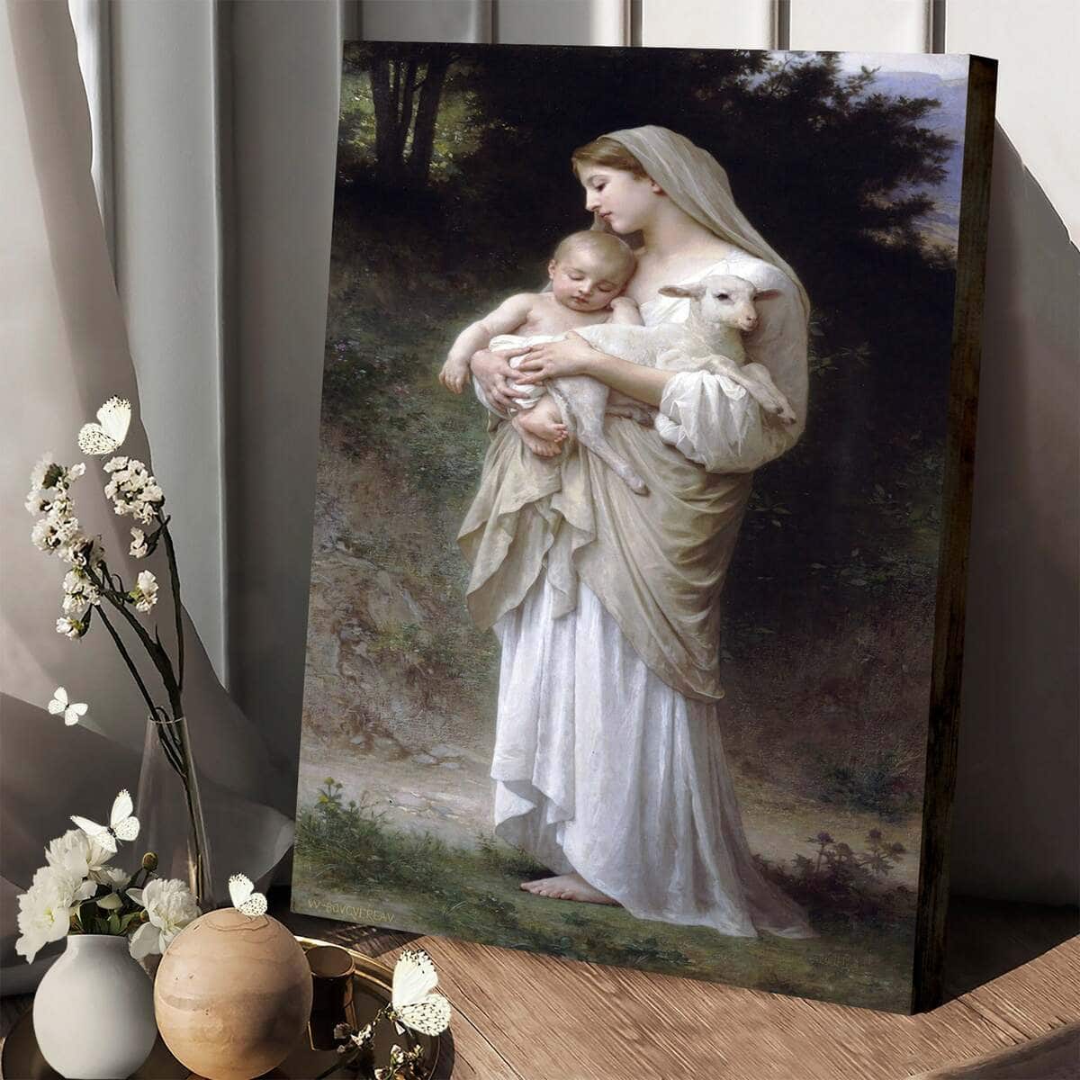 Christian Canvas Print Innocence Christian Canvas Print Innocence