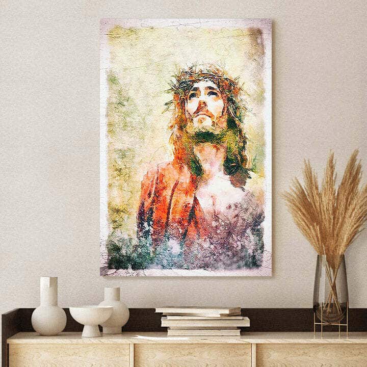 Christian Canvas Print Holy Jesus Christ