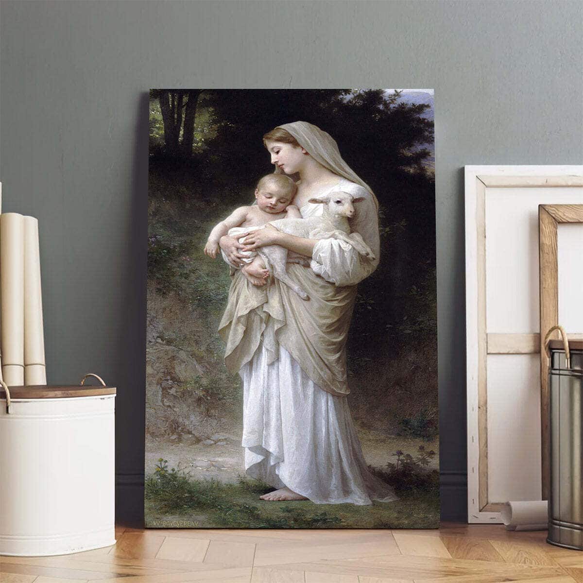 Christian Canvas Print Innocence Christian Canvas Print Innocence