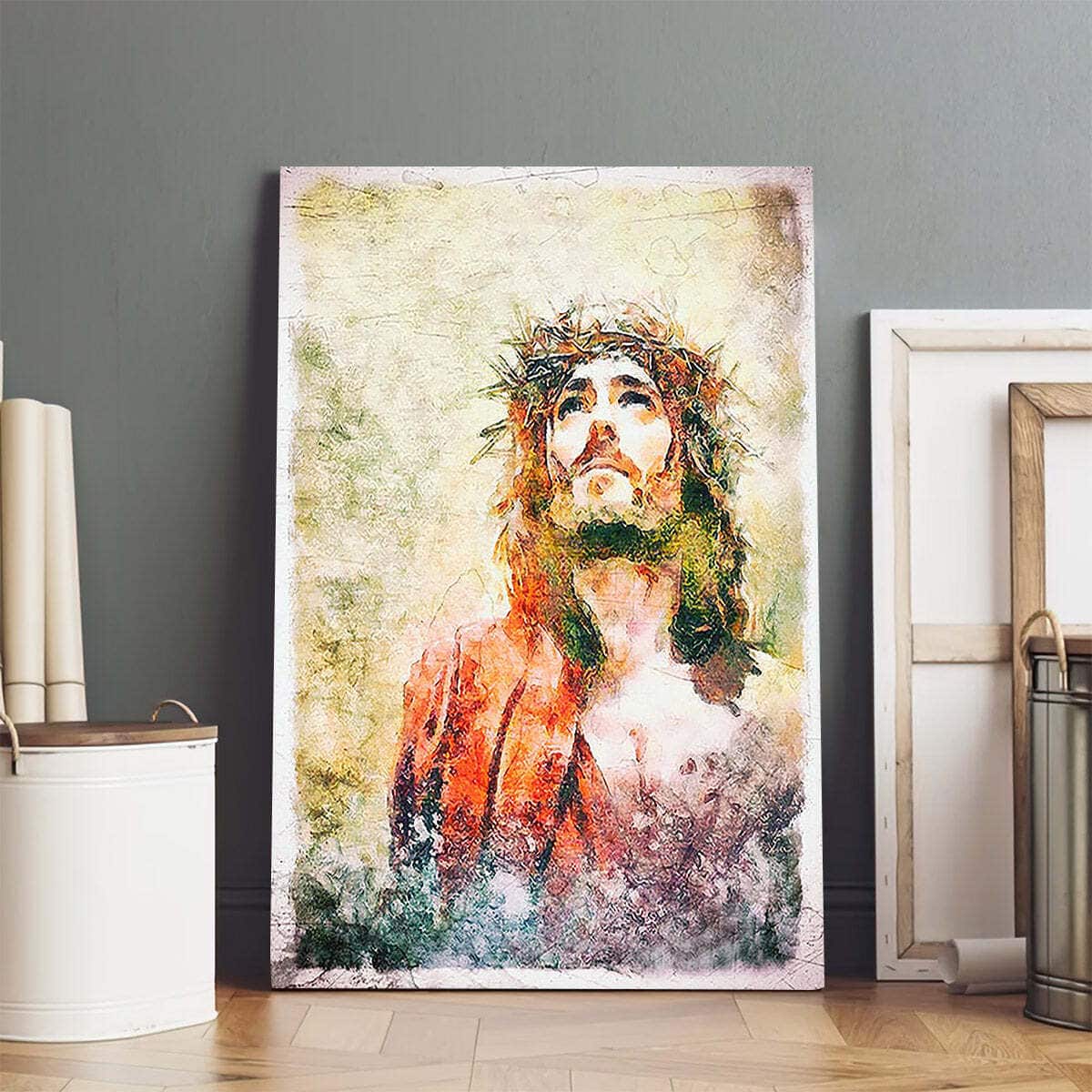 Christian Canvas Print Holy Jesus Christ