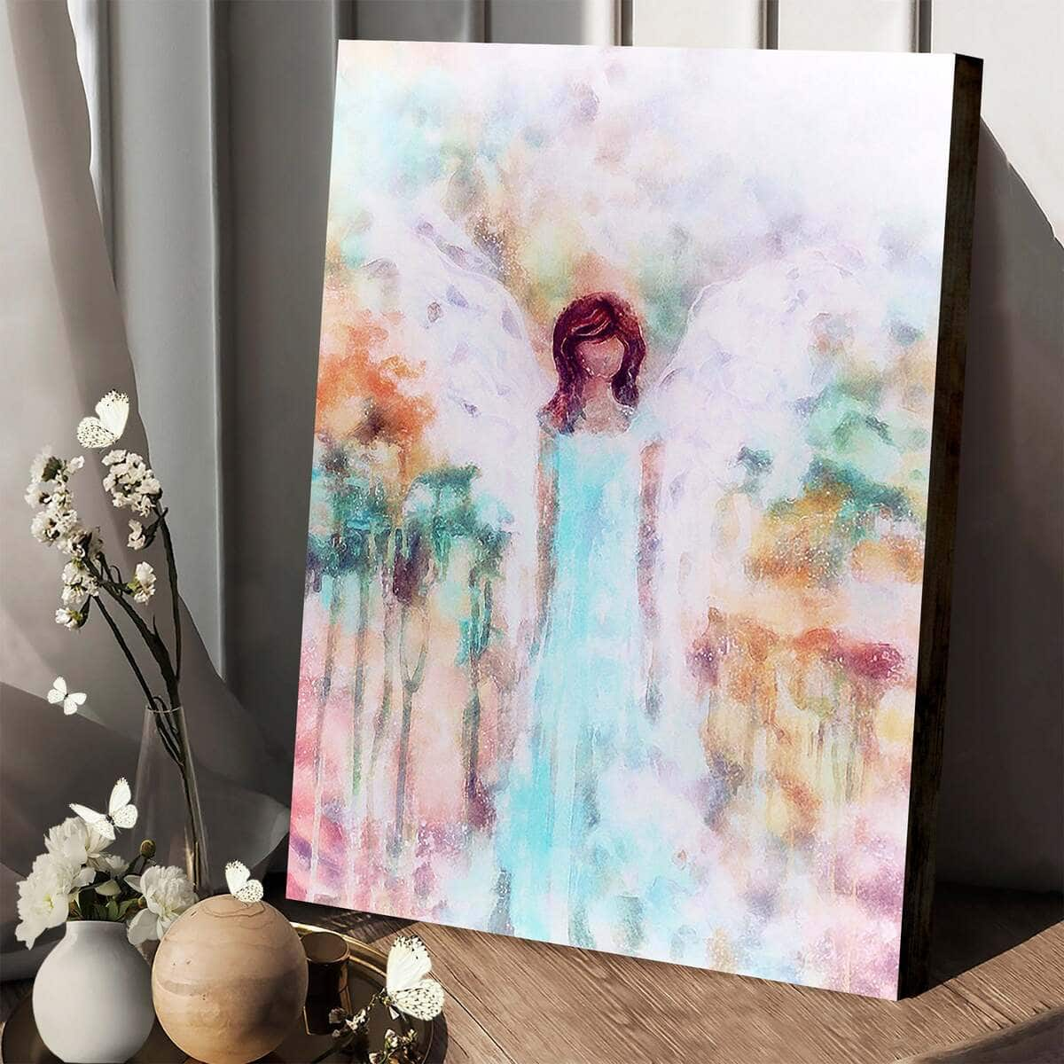 Christian Canvas Print Guardian Angel Religious