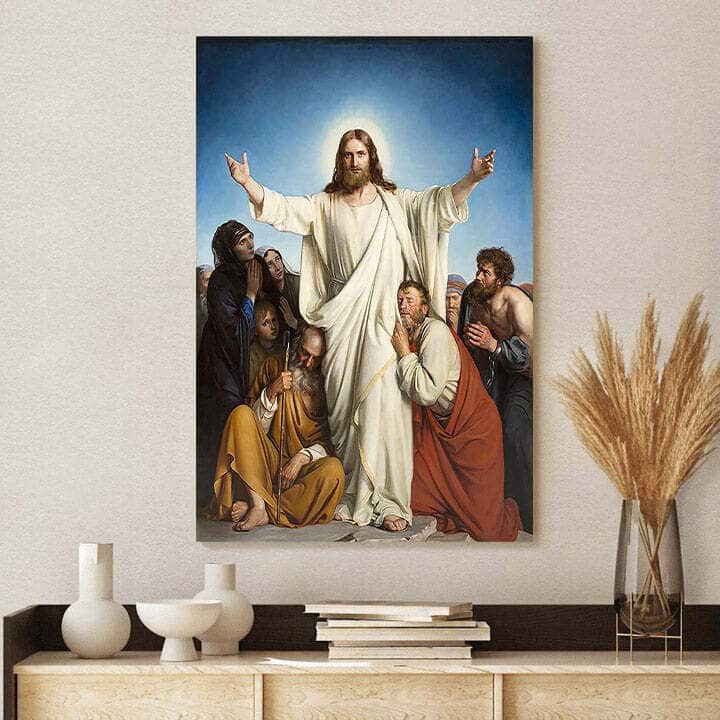 Christian Canvas Print Christ The Consolator Carl Heinrich Bloch Christian Canvas Print Christ The Consolator Carl Heinrich Bloch