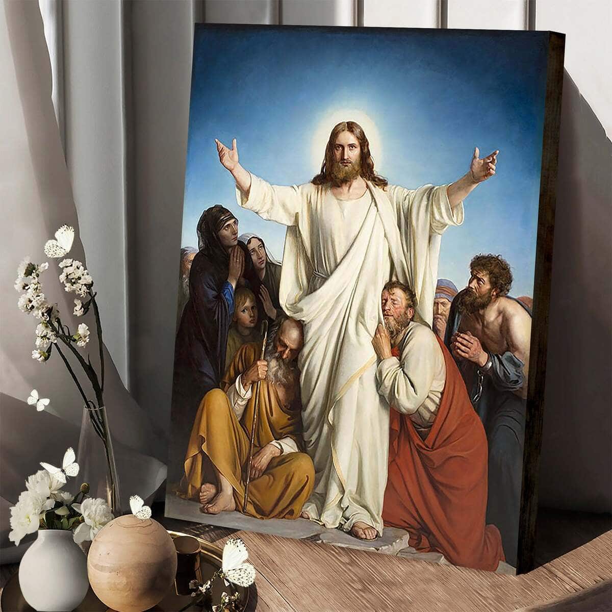 Christian Canvas Print Christ The Consolator Carl Heinrich Bloch Christian Canvas Print Christ The Consolator Carl Heinrich Bloch