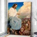 Christian Canvas Print Come Unto Me Christ Christian Canvas Print Come Unto Me Christ