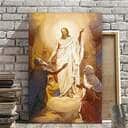 Christian Canvas Print Where Was Jesus For The Three Days Christ Christian Canvas Print Where Was Jesus For The Three Days Christ