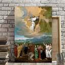 Christian Canvas Print Jesus Taken Up Into Heaven Christ