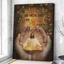 Christian Psalm 46:10 Be Still And Know That I Am God Jesus Canvas Print