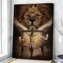 Christian Canvas Print Jesus On Cross