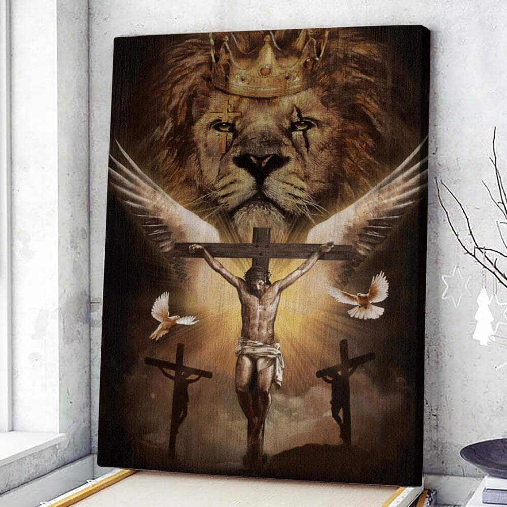 Christian Canvas Print Jesus On Cross Christian Canvas Print Jesus On Cross