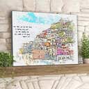 Christian Canvas Print For Here We Do Not Have A Lasting City Herews 13:14 Christian Canvas Print For Here We Do Not Have A Lasting City Herews 13:14