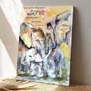 Christian Canvas Print Elephant Beyond All These Things Put On Love Christian Canvas Print Elephant Beyond All These Things Put On Love