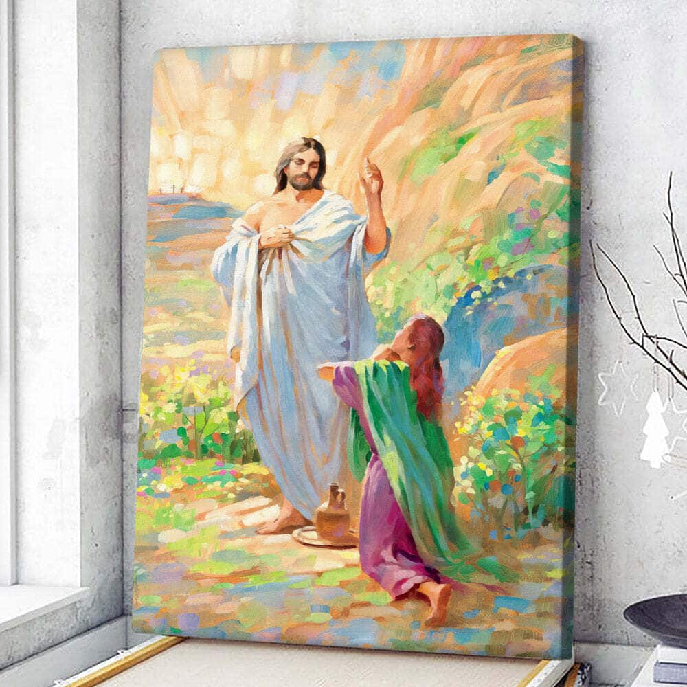 Christian Canvas Print Jesus And Mary