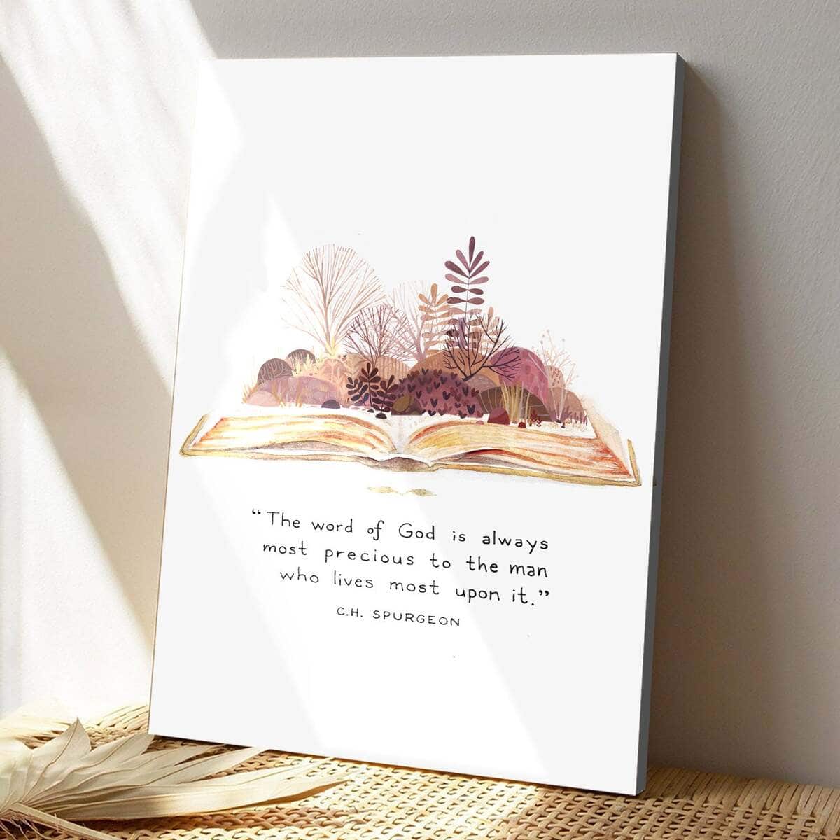 Christian Canvas Print The Word Of God Bible Verse Christian Canvas Print The Word Of God Bible Verse