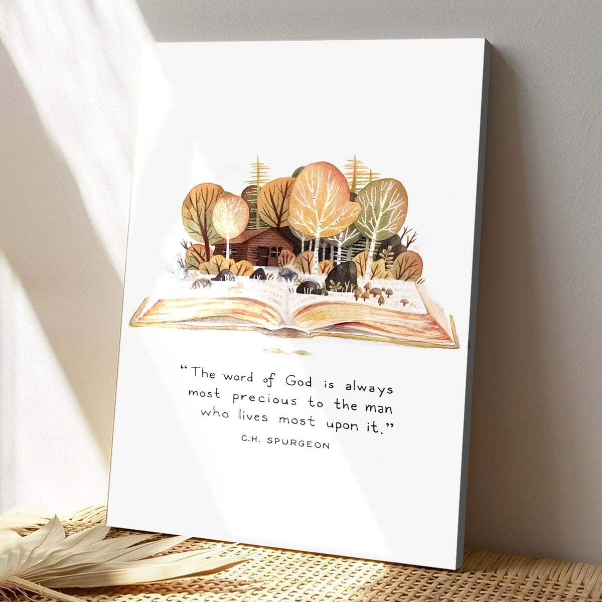 Christian Canvas Print The Word Of God Is Always