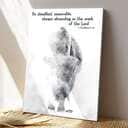 Christian Canvas Print Be Steadfast Immovable Always Abounding In The Work Of The Lord Christian Canvas Print Be Steadfast Immovable Always Abounding In The Work Of The Lord