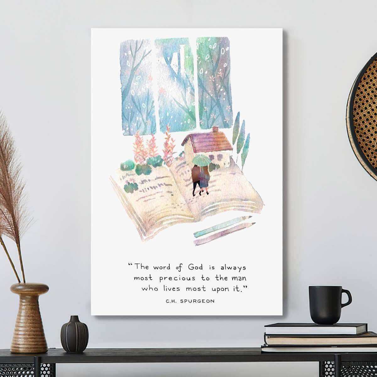The Word Of God Christian Canvas Print The Word Of God Christian Canvas Print
