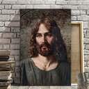 Christian Canvas Print Jesus Face Bible Verse Christian Canvas Print Jesus Face Bible Verse