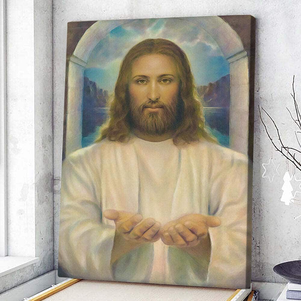 Christian Canvas Print Jesus Scripture Gift For Friends Christian Canvas Print Jesus Scripture Gift For Friends