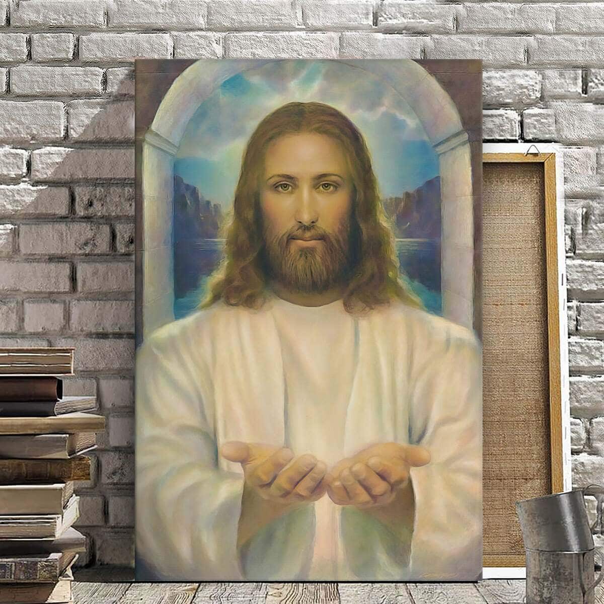 Christian Canvas Print Jesus Scripture Gift For Friends