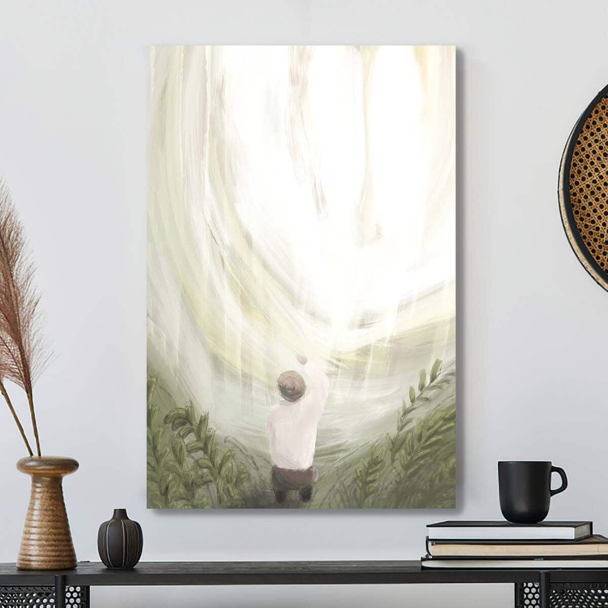 Christian Canvas Print Jesus And Child Christian Canvas Print Jesus And Child