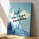 Christian Canvas Print Faith Can More Mountains Christian Canvas Print Faith Can More Mountains
