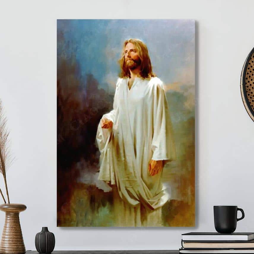 Christian Jesus Canvas Print The Risen Christ Christian Jesus Canvas Print The Risen Christ