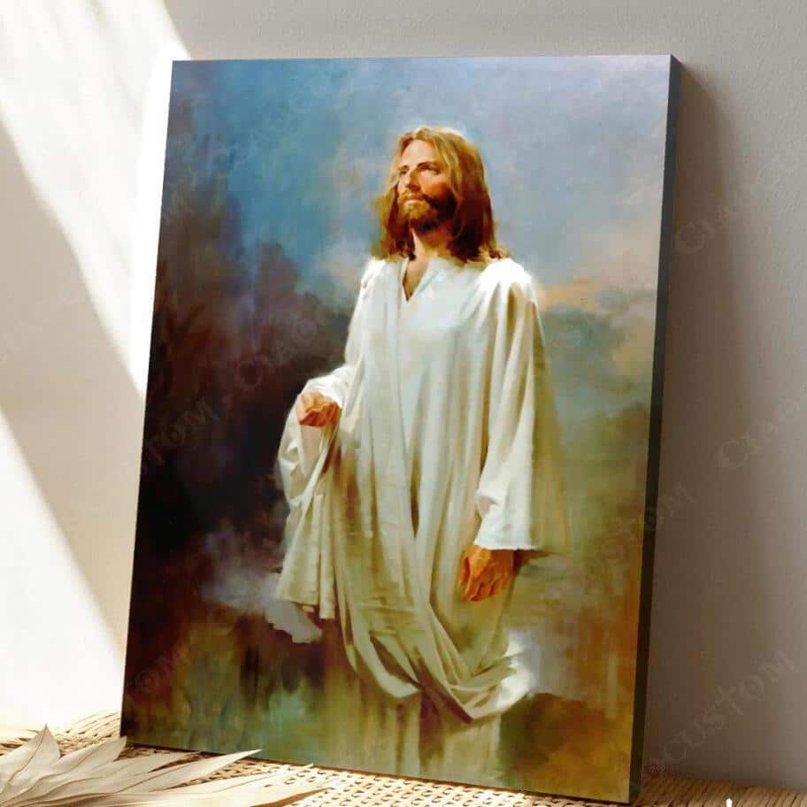 Christian Jesus Canvas Print The Risen Christ