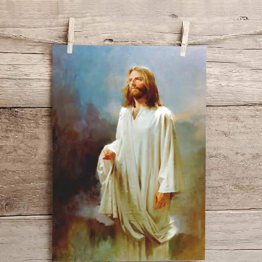 Christian Jesus Canvas Print The Risen Christ