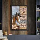 Christian Canvas Print Horse And God Said Christian Canvas Print Horse And God Said