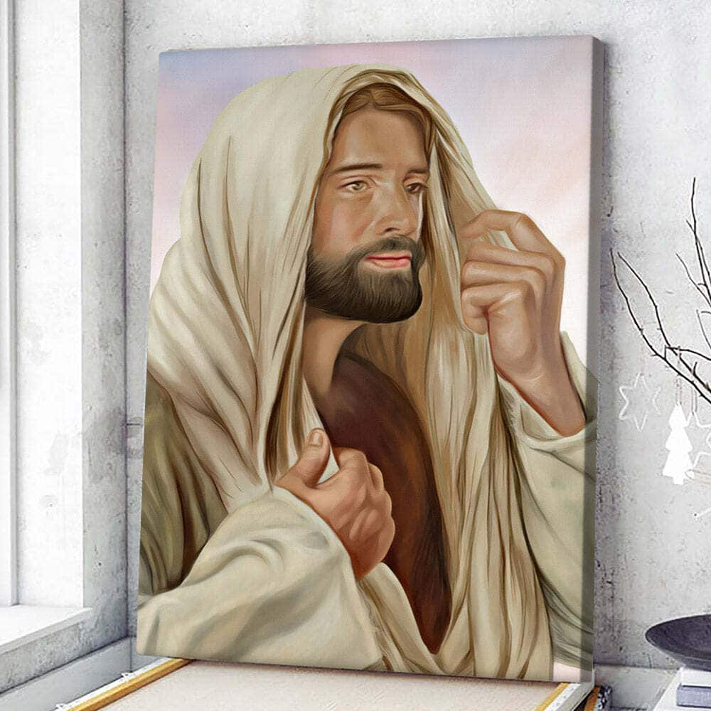 Jesus Canvas Print Christian Scripture Gift For Friends