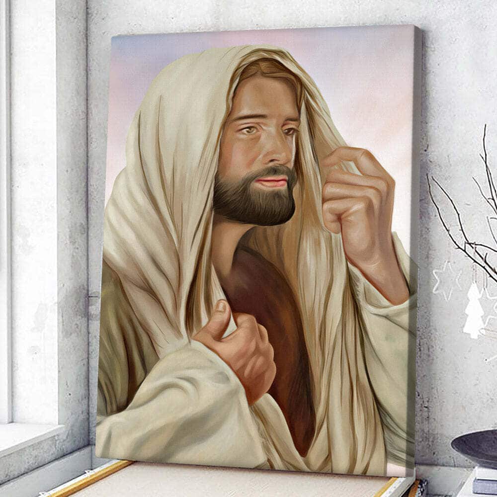 Jesus Canvas Print Christian Scripture Gift For Friends Jesus Canvas Print Christian Scripture Gift For Friends