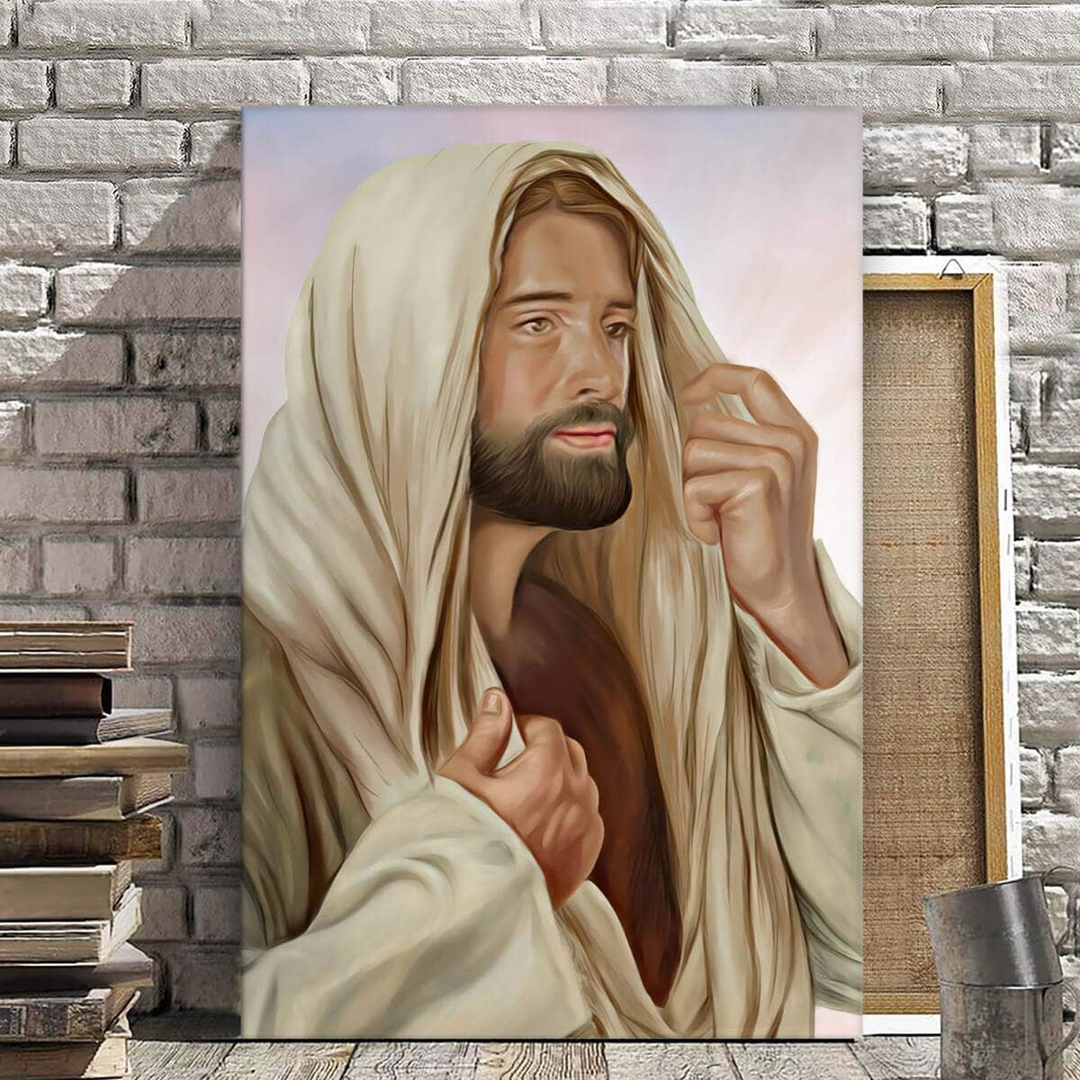 Jesus Canvas Print Christian Scripture Gift For Friends Jesus Canvas Print Christian Scripture Gift For Friends