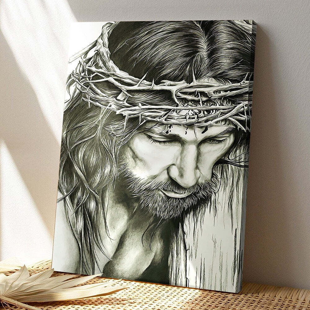 Christian Jesus Canvas Print Scripture Bible Verse