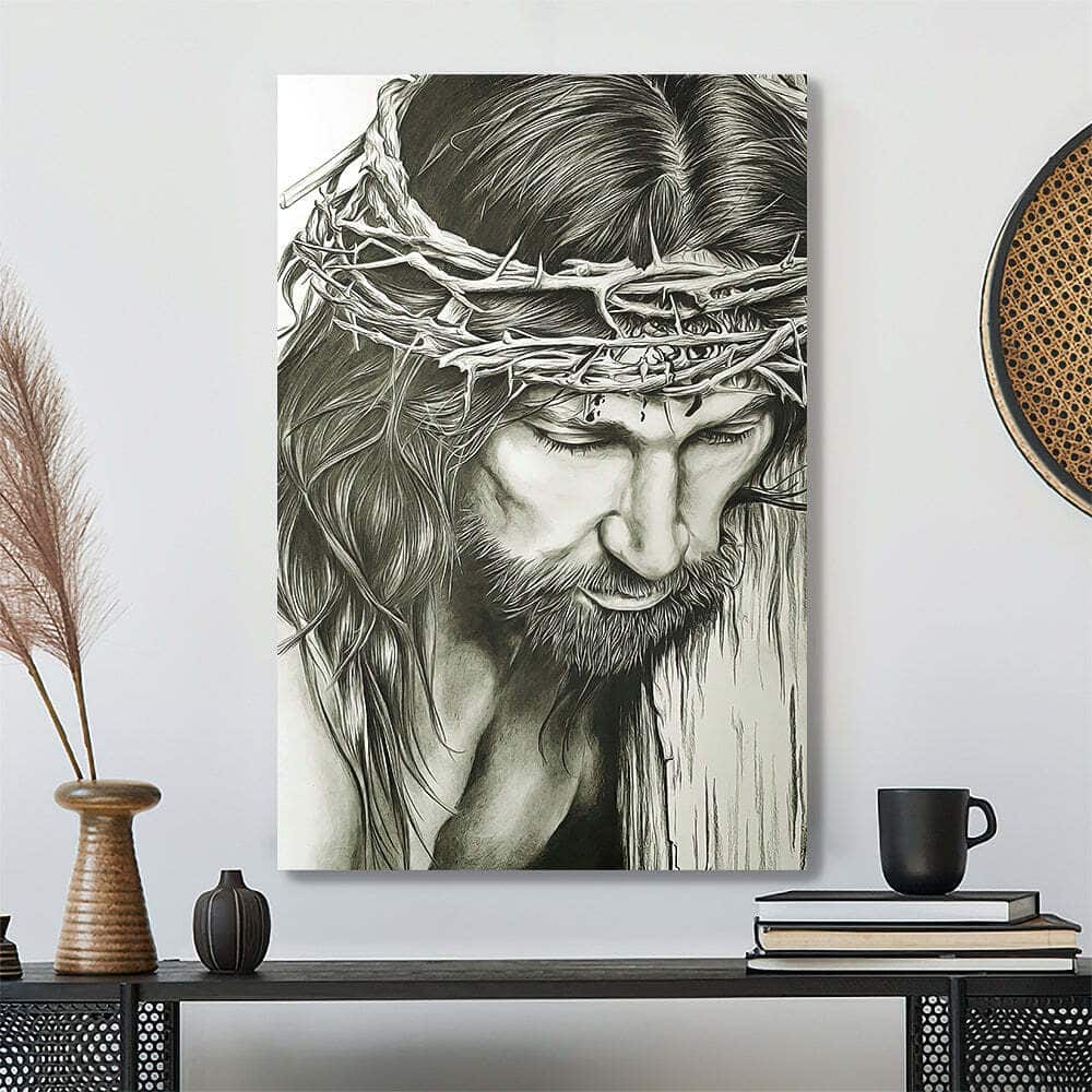 Christian Jesus Canvas Print Scripture Bible Verse