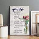 Christian Canvas Print You Are Who God Says Christian Canvas Print You Are Who God Says