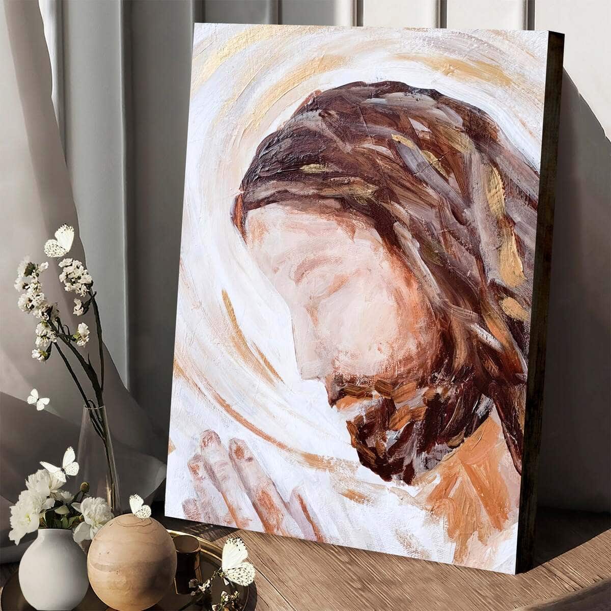 Christian Canvas Print Jesus Have Faith Our God
