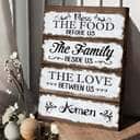 Christian Canvas Print Bless The Food Before Us Amen Christian Canvas Print Bless The Food Before Us Amen
