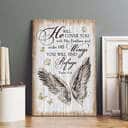 Christian Canvas Print You Will Find Refuge Psalm 91:4 Christian Canvas Print You Will Find Refuge Psalm 91:4