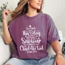 Of David A Saviour Christian Christmas For Unto You Is Born This Day T-Shirt
