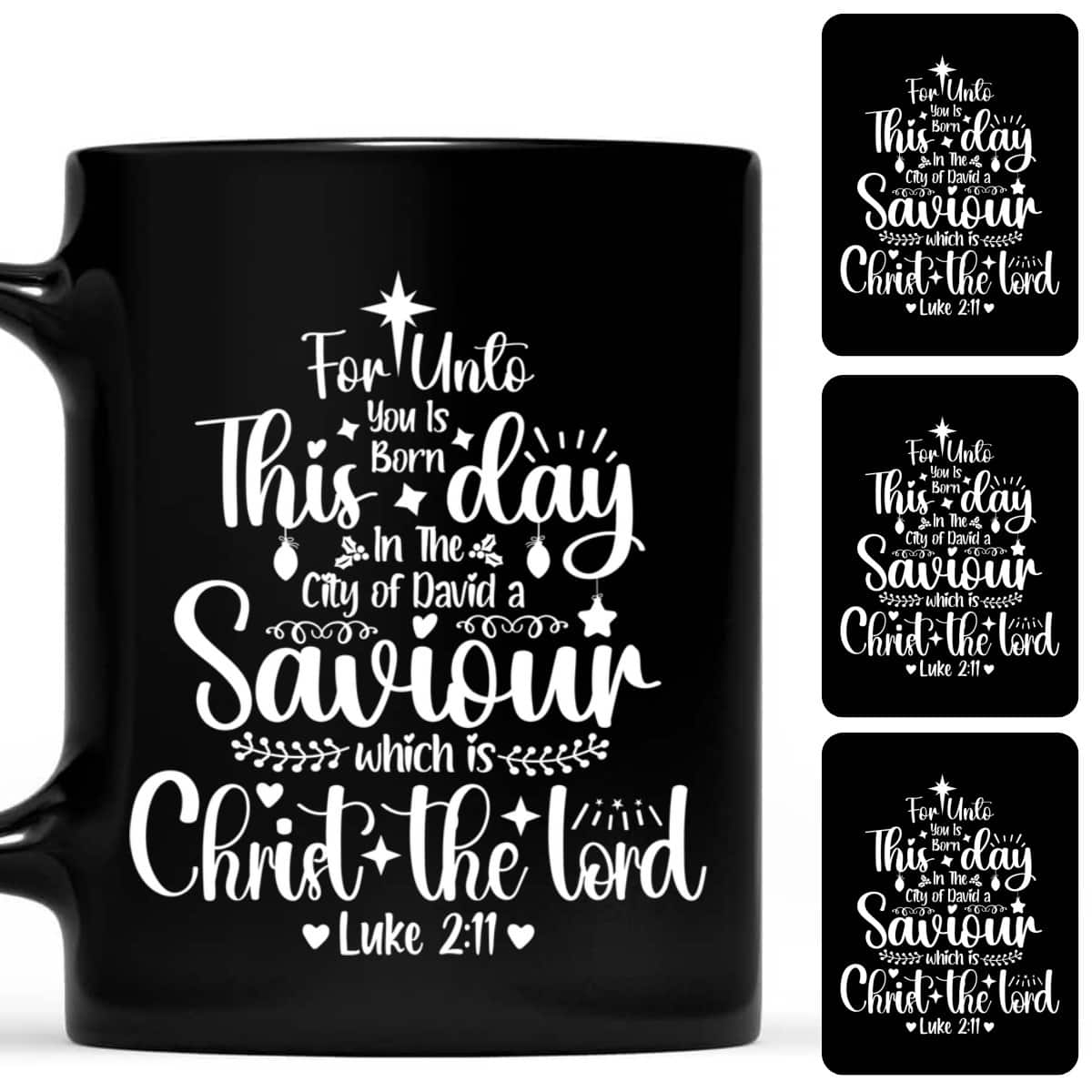 Of David A Saviour Christian Christmas For Unto You Is Born This Day T-Shirt Of David A Saviour Christian Christmas For Unto You Is Born This Day T-Shirt