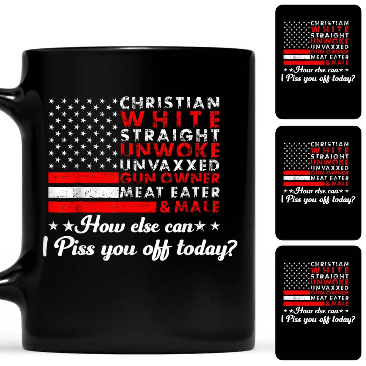 Christian White Straight Unwoke Unvaxxed Gun Owner T-Shirt Christian White Straight Unwoke Unvaxxed Gun Owner T-Shirt
