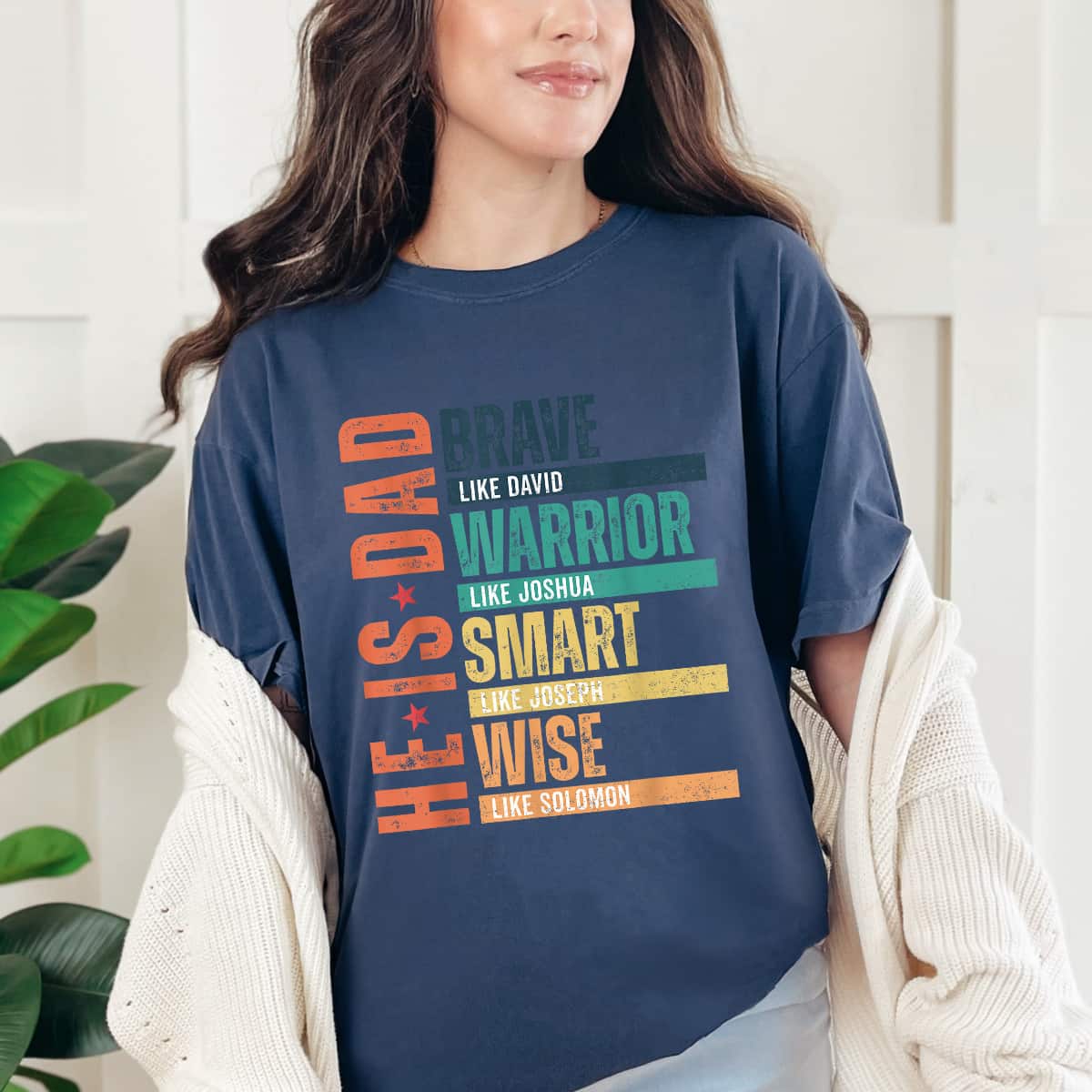He Is Dad Religious Bible Verse Christian Happy Father’s Day T-Shirt He Is Dad Religious Bible Verse Christian Happy Father’s Day T-Shirt